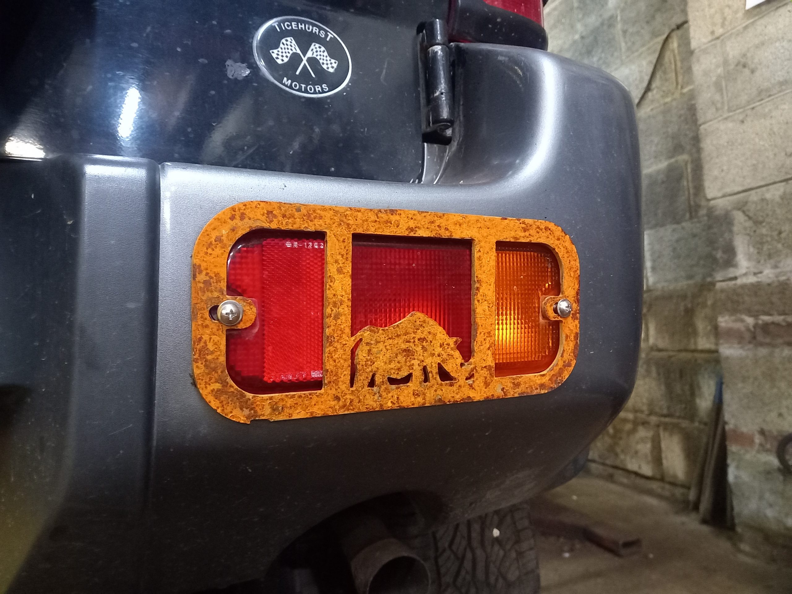 Jimny rear light guards. 